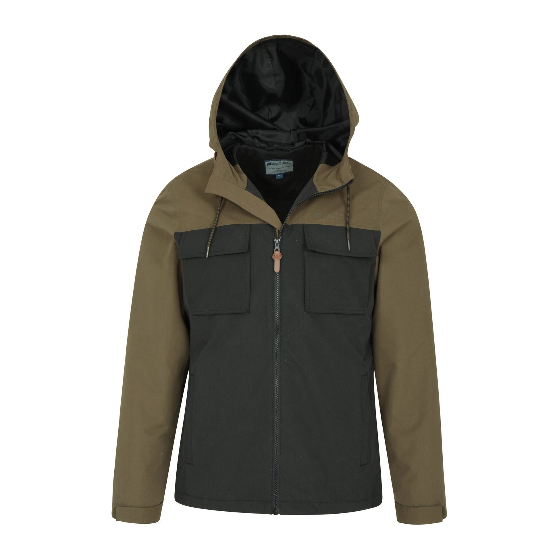 Khaki Green - Pack Shot - Mountain Warehouse Mens Burford Jacket