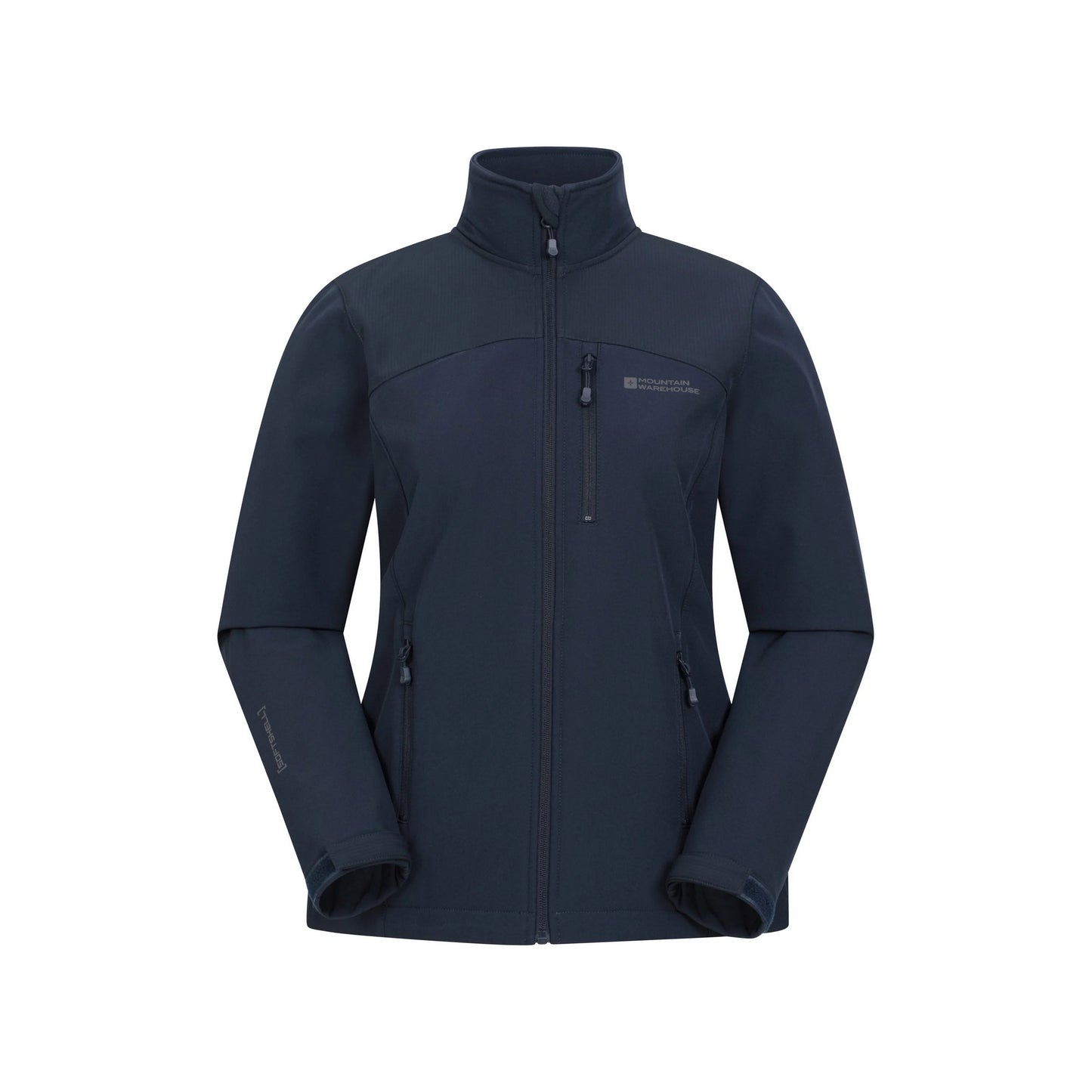 Navy - Front - Mountain Warehouse Womens-Ladies Grasmere Soft Shell Jacket