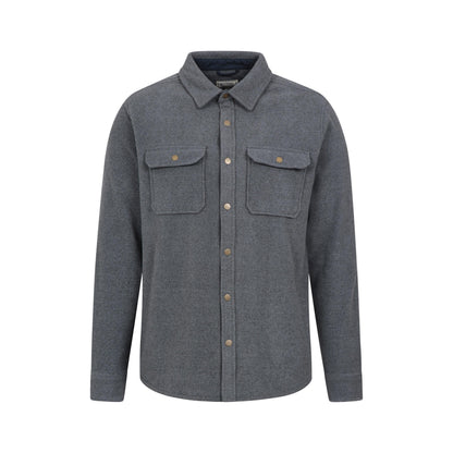 Dark Grey - Front - Mountain Warehouse Mens Dresden Melange Shirt