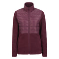 Burgundy - Front - Mountain Warehouse Womens-Ladies Dale Fleece Padded Jacket