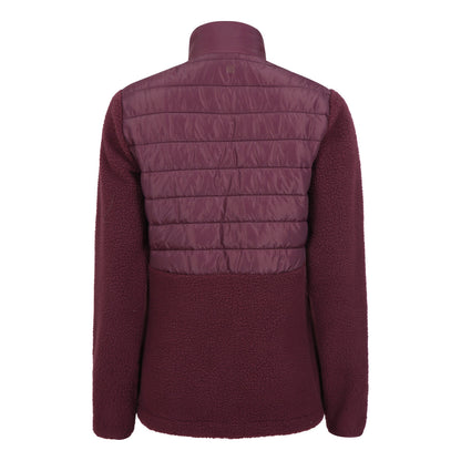 Burgundy - Back - Mountain Warehouse Womens-Ladies Dale Fleece Padded Jacket