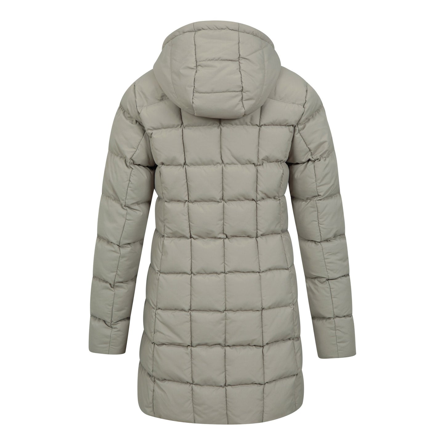 Khaki Green - Back - Mountain Warehouse Womens-Ladies Flurry Longline Padded Jacket