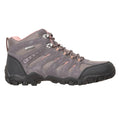 Grey - Back - Mountain Warehouse Womens-Ladies Belfour Suede Walking Boots