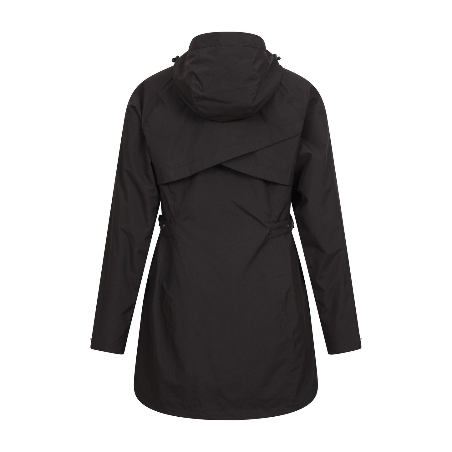 Black - Back - Mountain Warehouse Womens-Ladies Waterproof Trench Coat