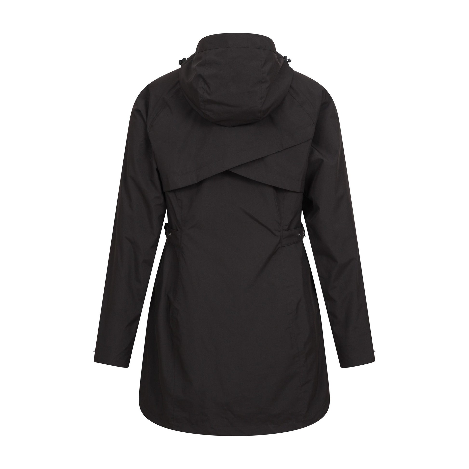 Black - Back - Mountain Warehouse Womens-Ladies Waterproof Trench Coat