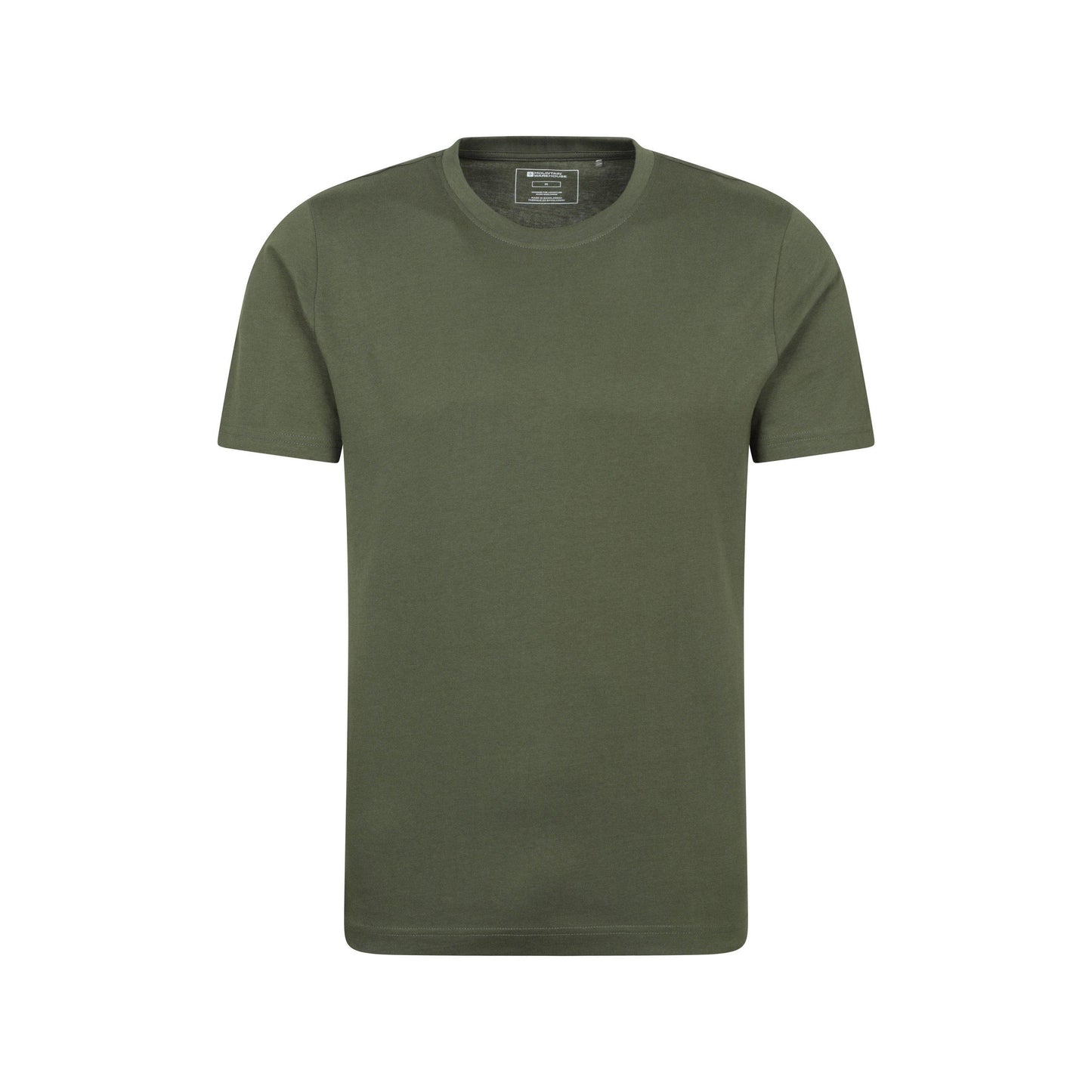 Green - Front - Mountain Warehouse Mens Flint Crew Neck T-Shirt