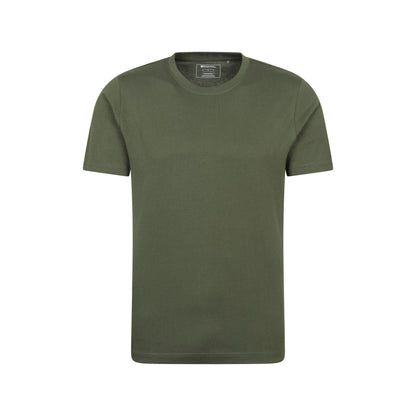 Green - Front - Mountain Warehouse Mens Flint Crew Neck T-Shirt