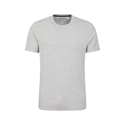 Grey - Front - Mountain Warehouse Mens Flint Crew Neck T-Shirt
