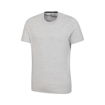 Grey - Side - Mountain Warehouse Mens Flint Crew Neck T-Shirt