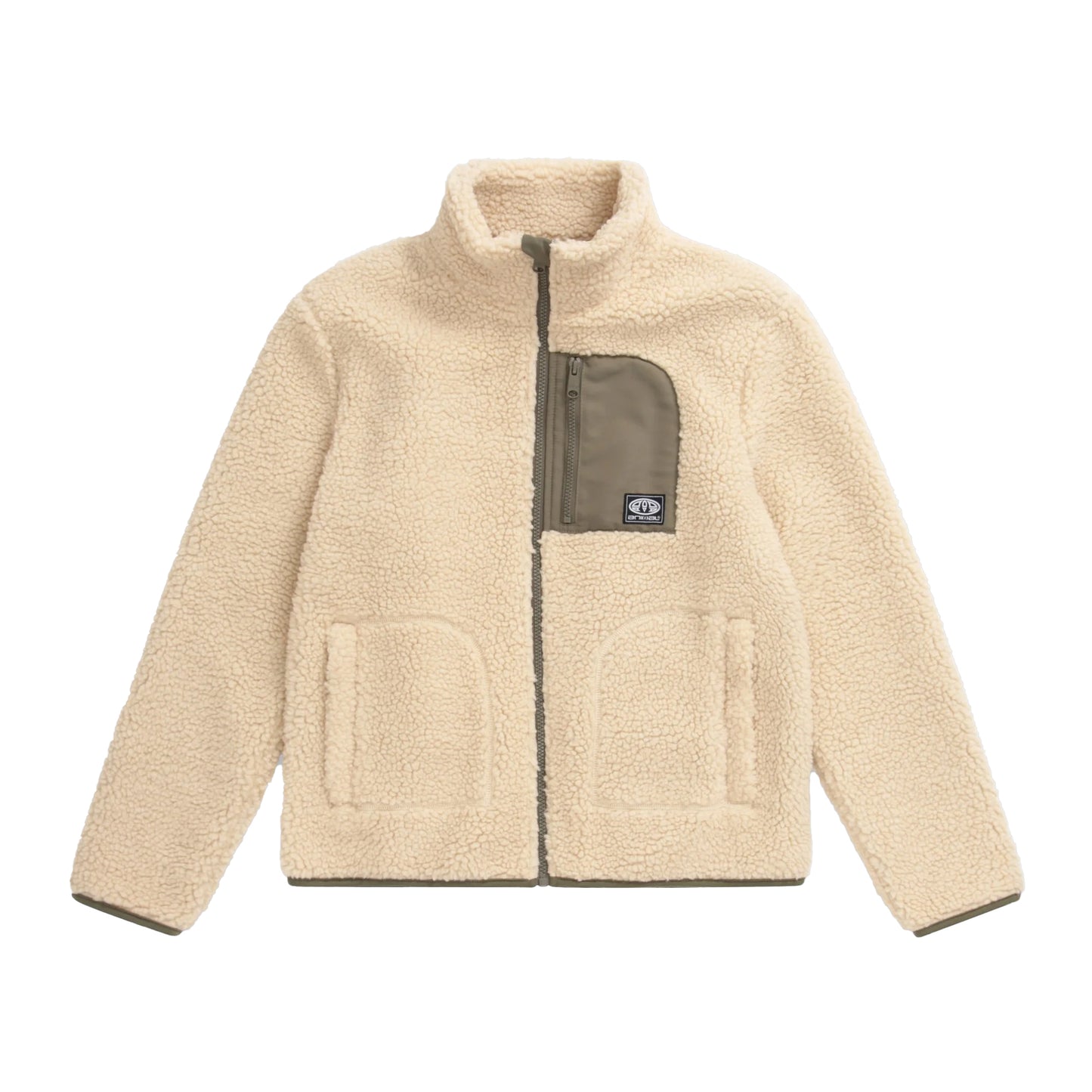 Off White - Front - Animal Womens-Ladies Hennie Borg Fleece Jacket