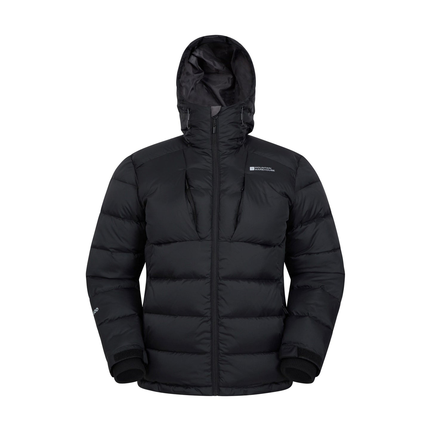 Petrol - Front - Mountain Warehouse Mens Encounter Down Padded Jacket