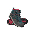 Teal - Front - Mountain Warehouse Childrens-Kids Oscar Walking Boots