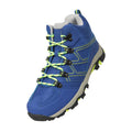 Blue - Pack Shot - Mountain Warehouse Childrens-Kids Oscar Walking Boots