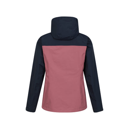 Navy - Back - Mountain Warehouse Womens-Ladies Rainforest II Extreme Colour Block Waterproof Jacket