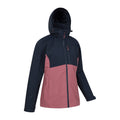 Navy - Lifestyle - Mountain Warehouse Womens-Ladies Rainforest II Extreme Colour Block Waterproof Jacket