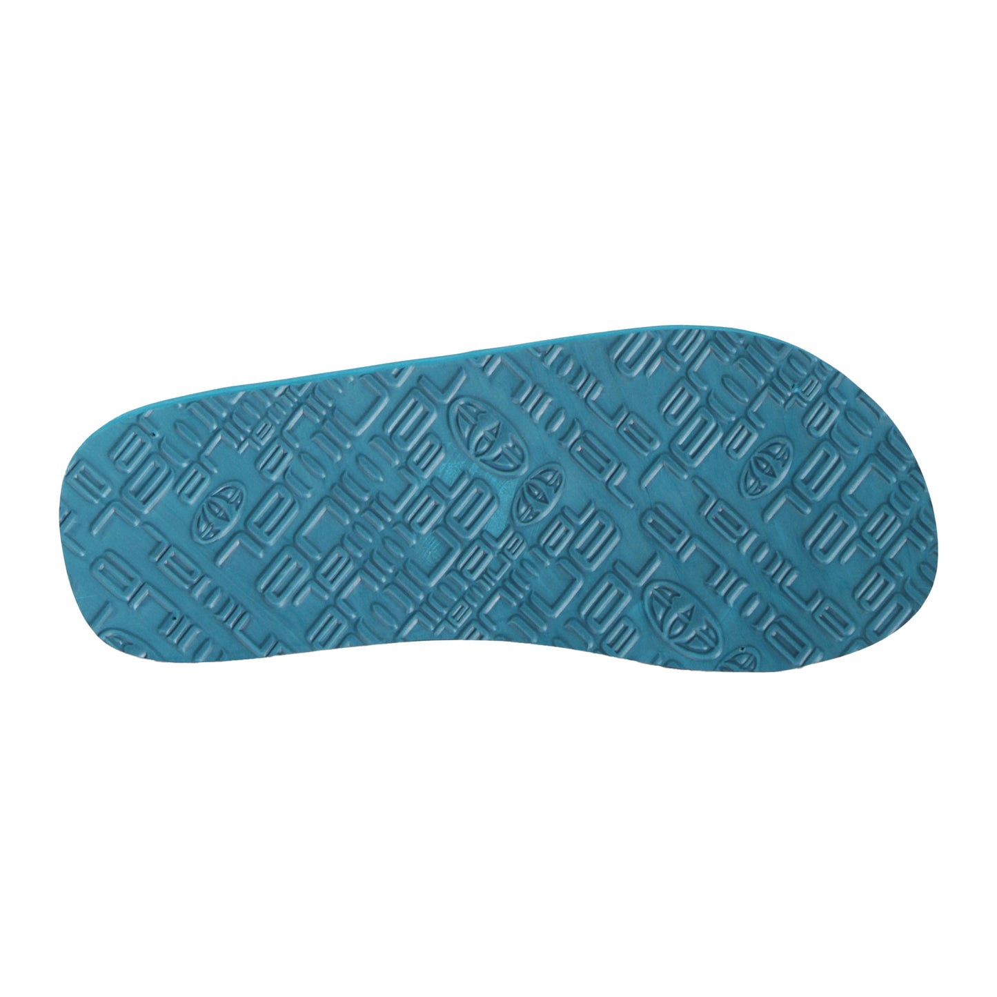 Avocado - Side - Animal Womens-Ladies Swish Logo Recycled Flip Flops