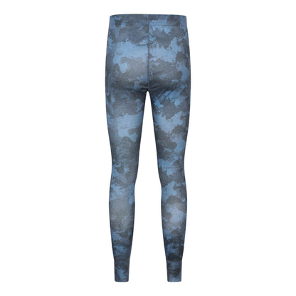 Navy - Back - Mountain Warehouse Mens Talus Camouflage Trousers