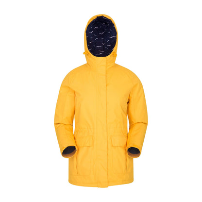 Mustard - Front - Mountain Warehouse Womens-Ladies Portobello Waterproof Padded Jacket