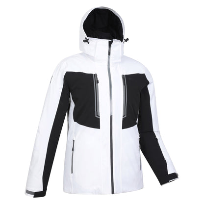 White - Side - Mountain Warehouse Mens Phase Extreme Waterproof Ski Jacket