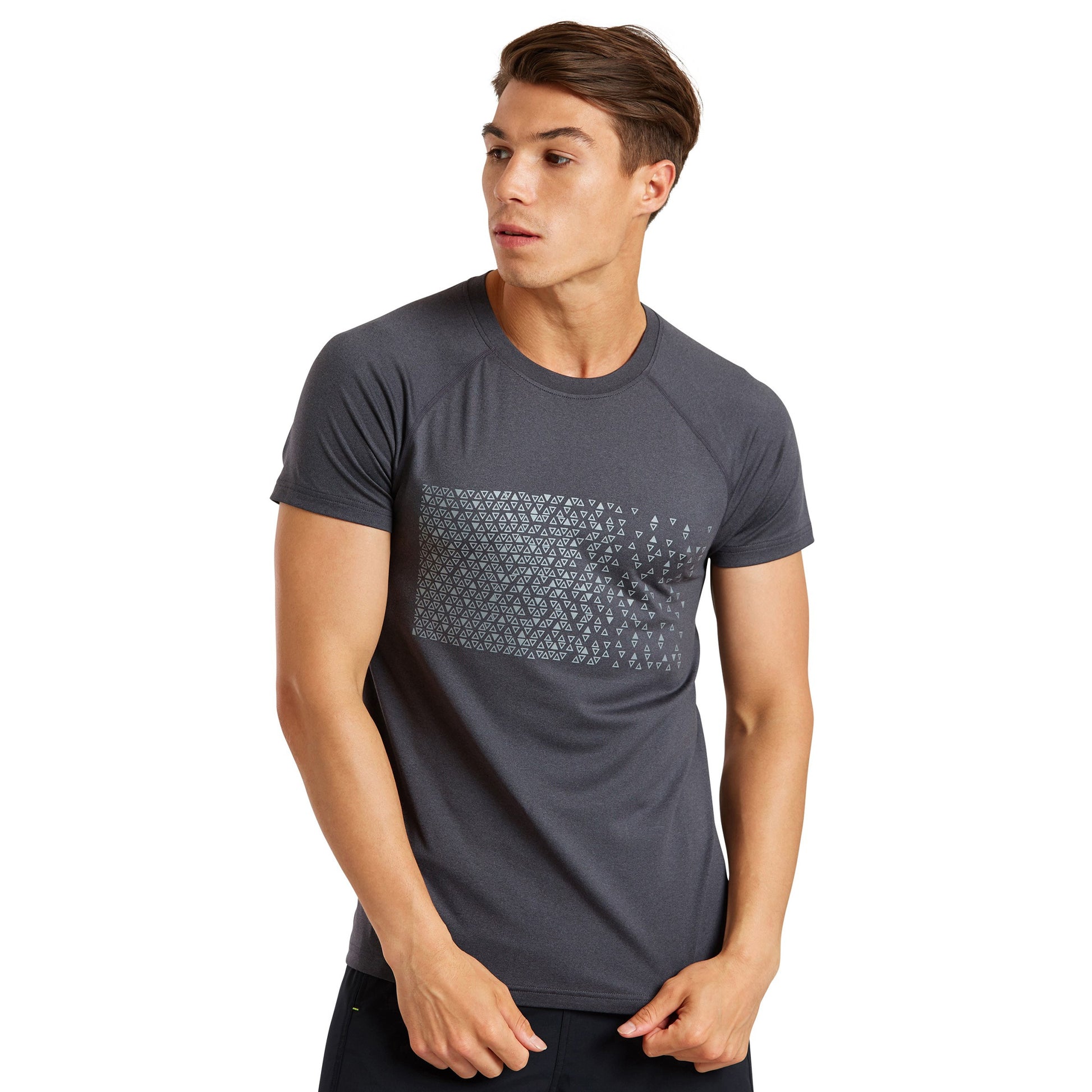 Carbon - Front - Mountain Warehouse Mens Radiate T-Shirt
