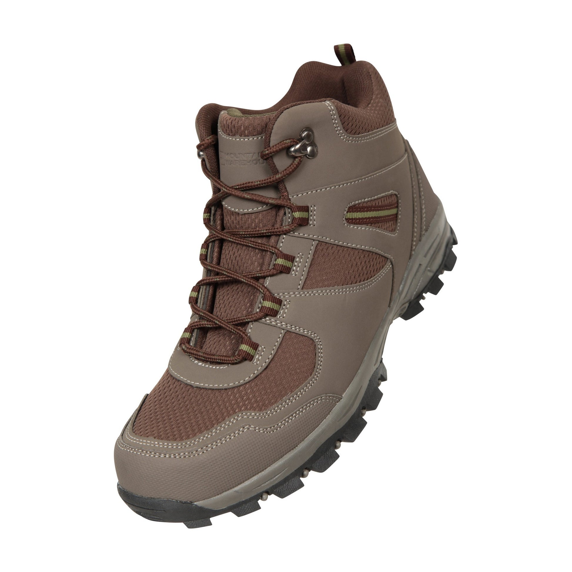 Brown - Front - Mountain Warehouse Mens Mcleod Wide Boots