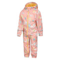 Coral - Close up - Mountain Warehouse Childrens-Kids Puddle Clouds Rain Suit