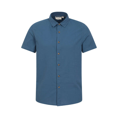 Blue - Front - Mountain Warehouse Mens Weekender Shirt