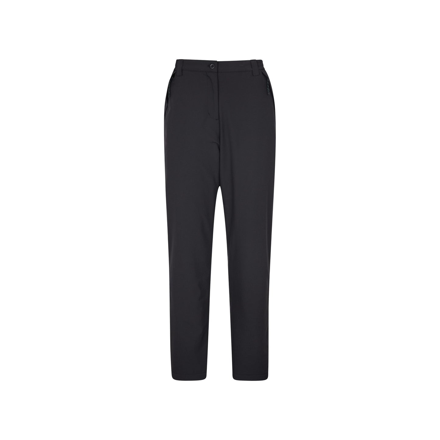 Black - Front - Mountain Warehouse Womens-Ladies Arctic Fleece Lined Trousers