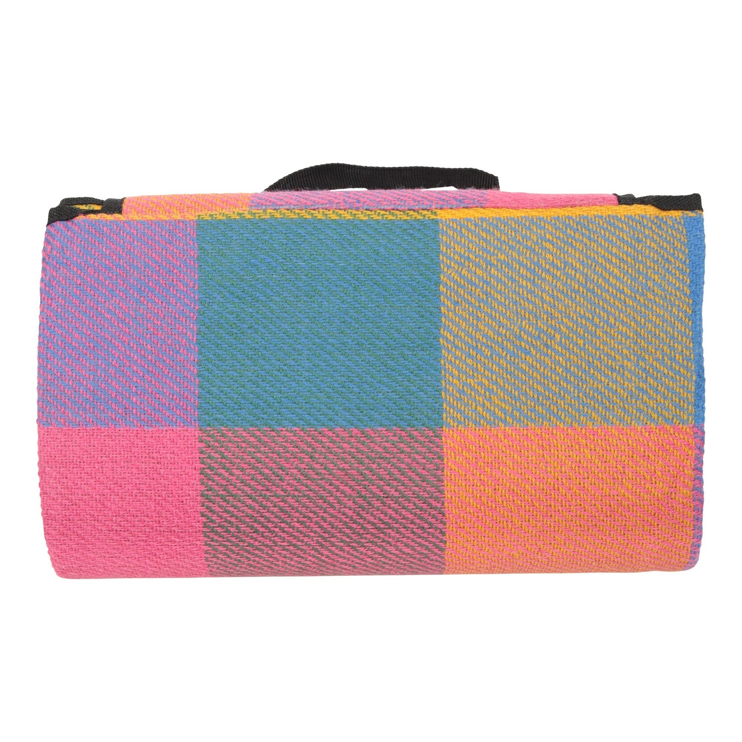 Pink - Back - Mountain Warehouse Checked Picnic Mat
