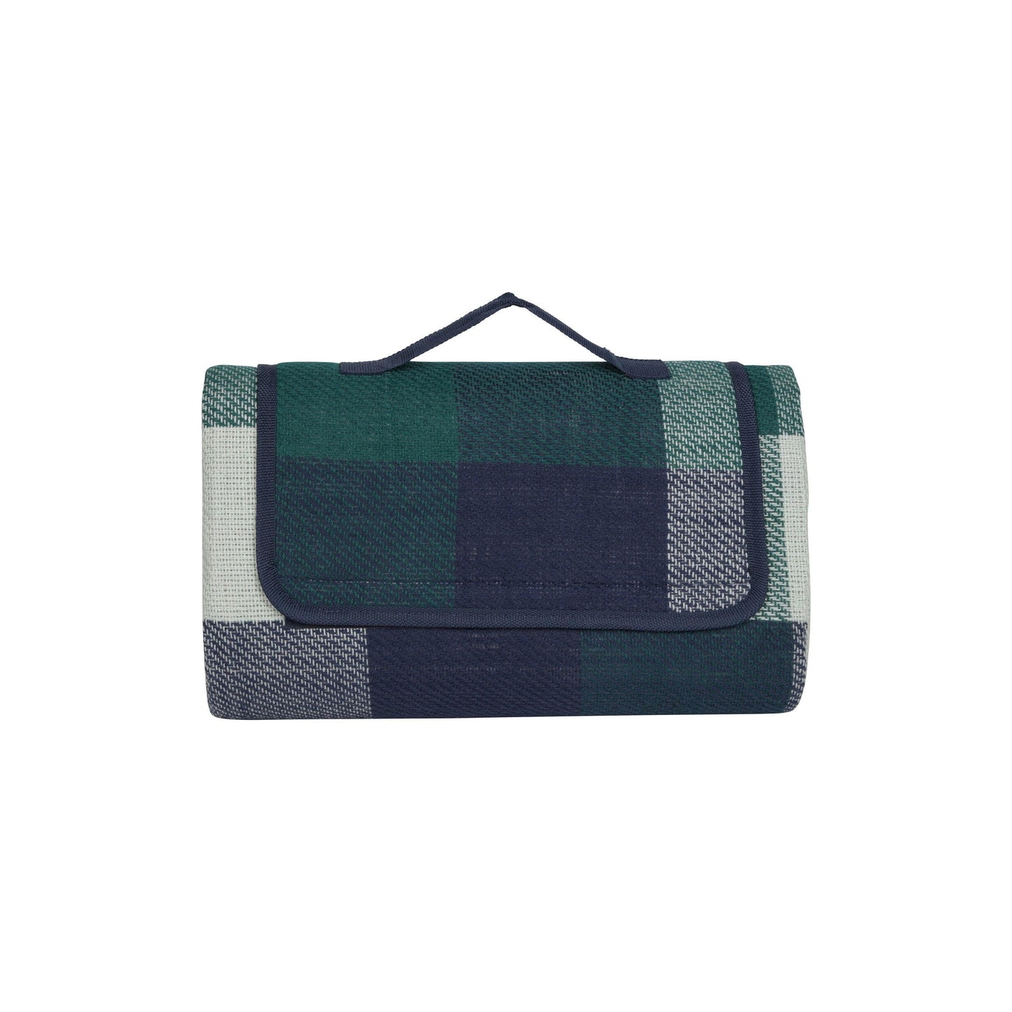 Green - Front - Mountain Warehouse Checked Picnic Mat