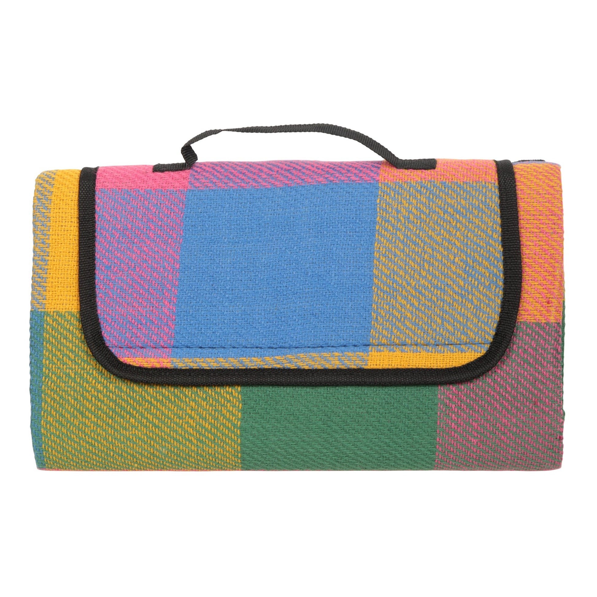 Pink - Front - Mountain Warehouse Checked Picnic Mat