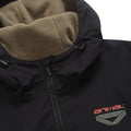 Black - Side - Animal Mens Misty Recycled Fleece Lined Parka