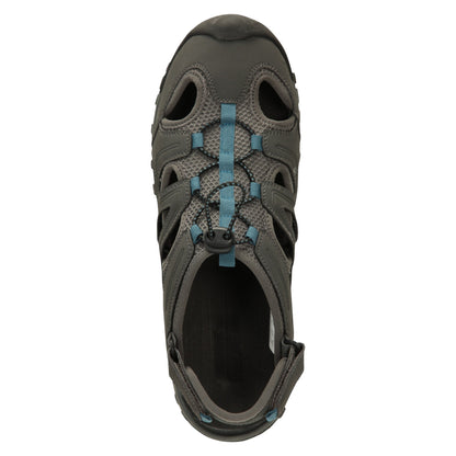 Blue - Pack Shot - Mountain Warehouse Mens Tide Sandals