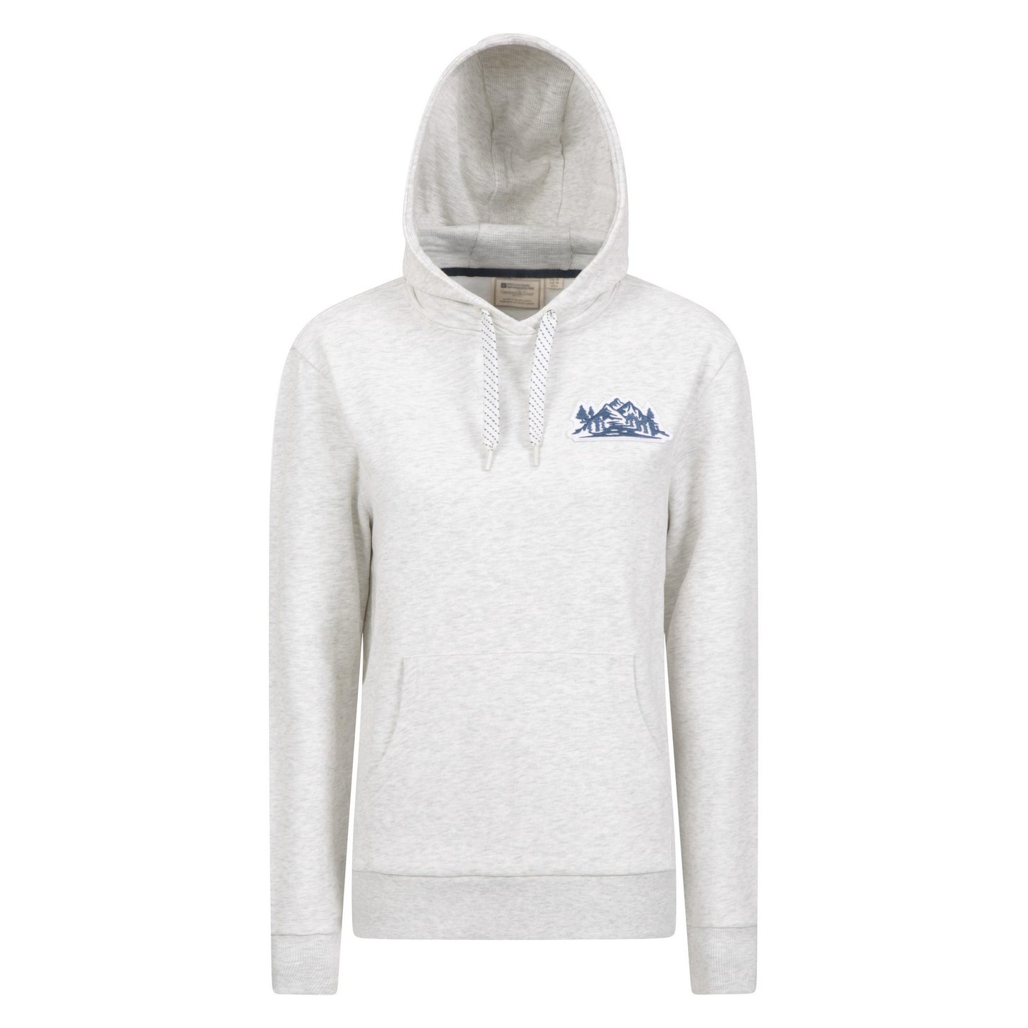 Cream - Front - Mountain Warehouse Womens-Ladies Badge Hoodie