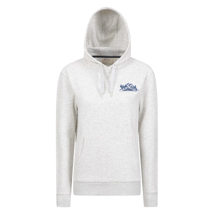 Cream - Front - Mountain Warehouse Womens-Ladies Badge Hoodie