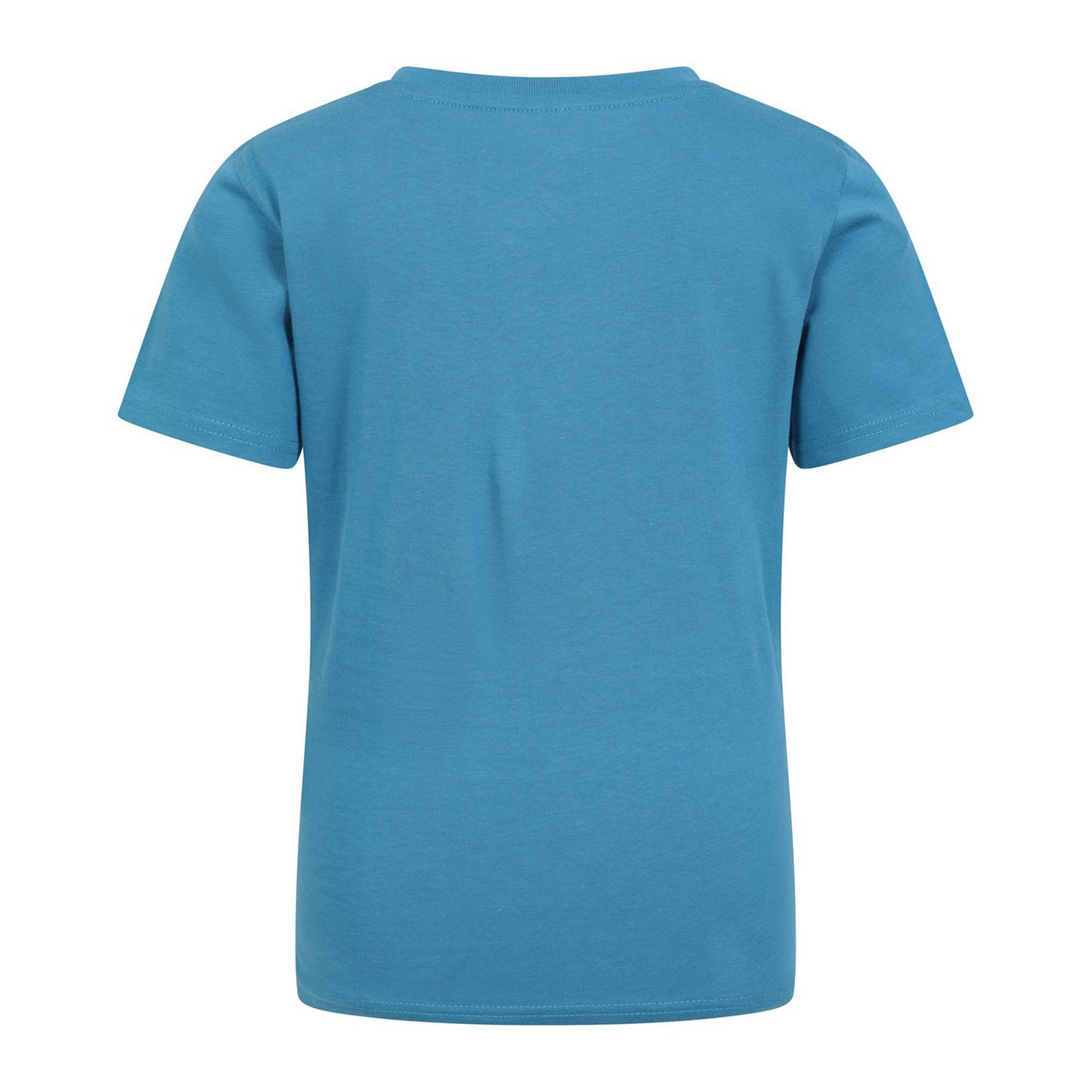 Turquoise - Back - Mountain Warehouse Childrens-Kids British Weather Organic T-Shirt