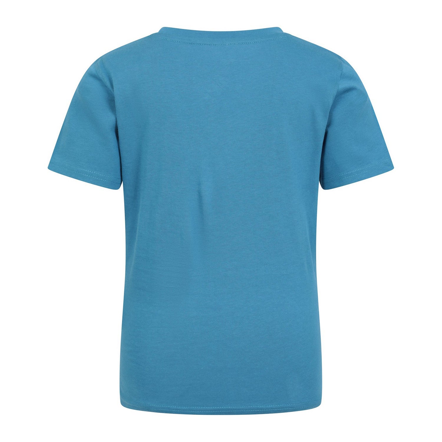 Turquoise - Back - Mountain Warehouse Childrens-Kids British Weather Organic T-Shirt