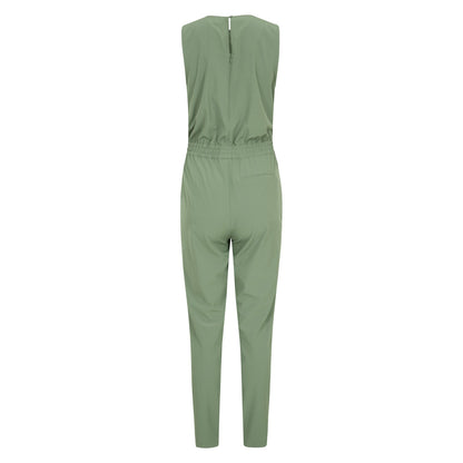 Khaki Green - Back - Mountain Warehouse Womens-Ladies Explore Lightweight Jumpsuit