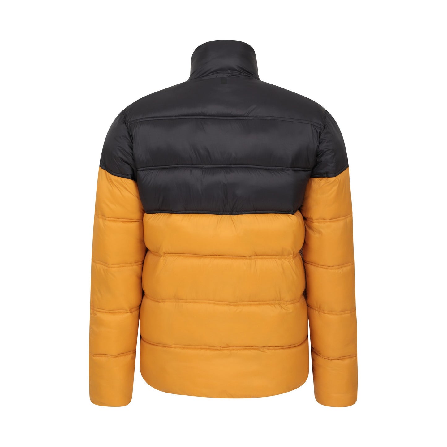 Yellow - Back - Mountain Warehouse Mens Charge Colour Block Padded Jacket