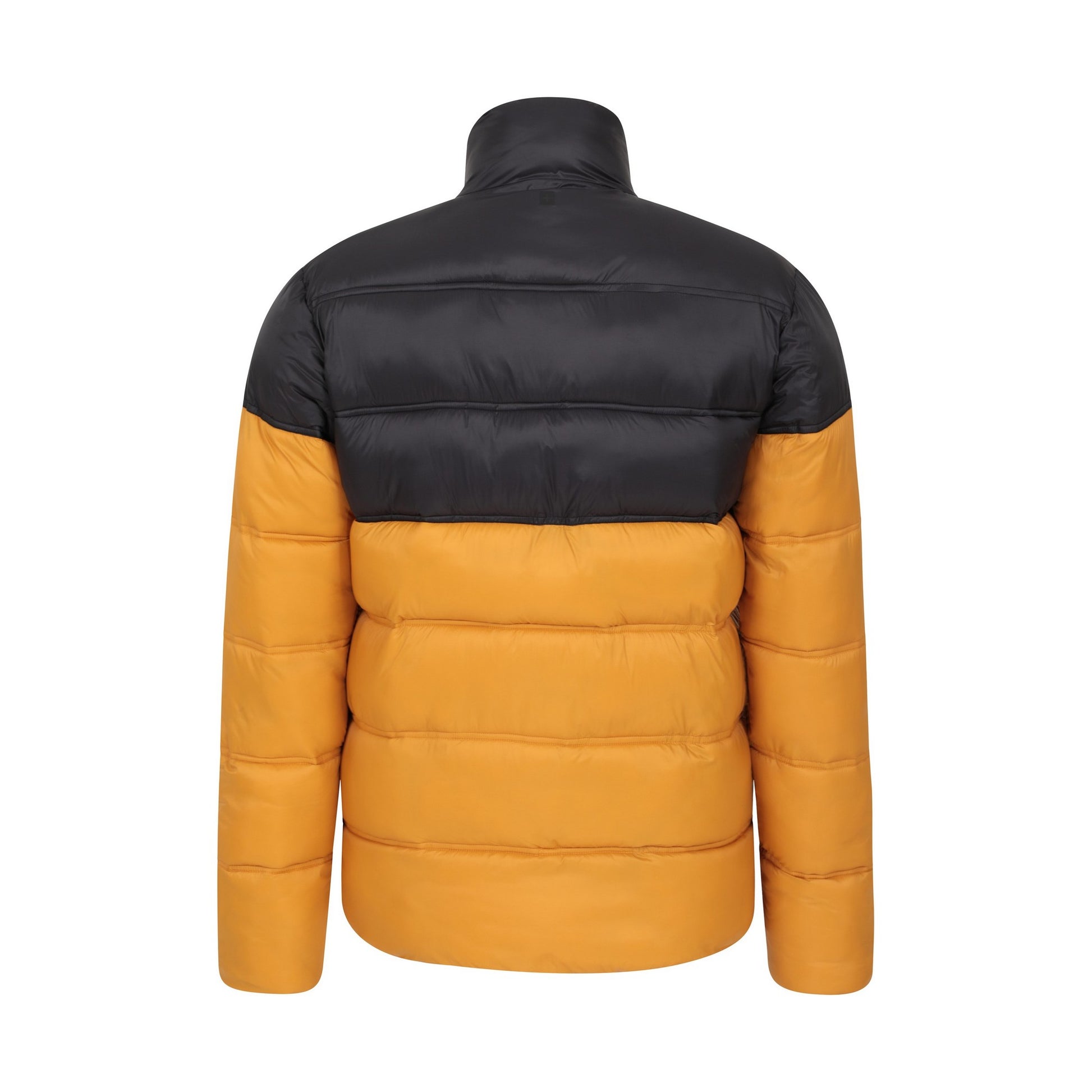 Yellow - Back - Mountain Warehouse Mens Charge Colour Block Padded Jacket