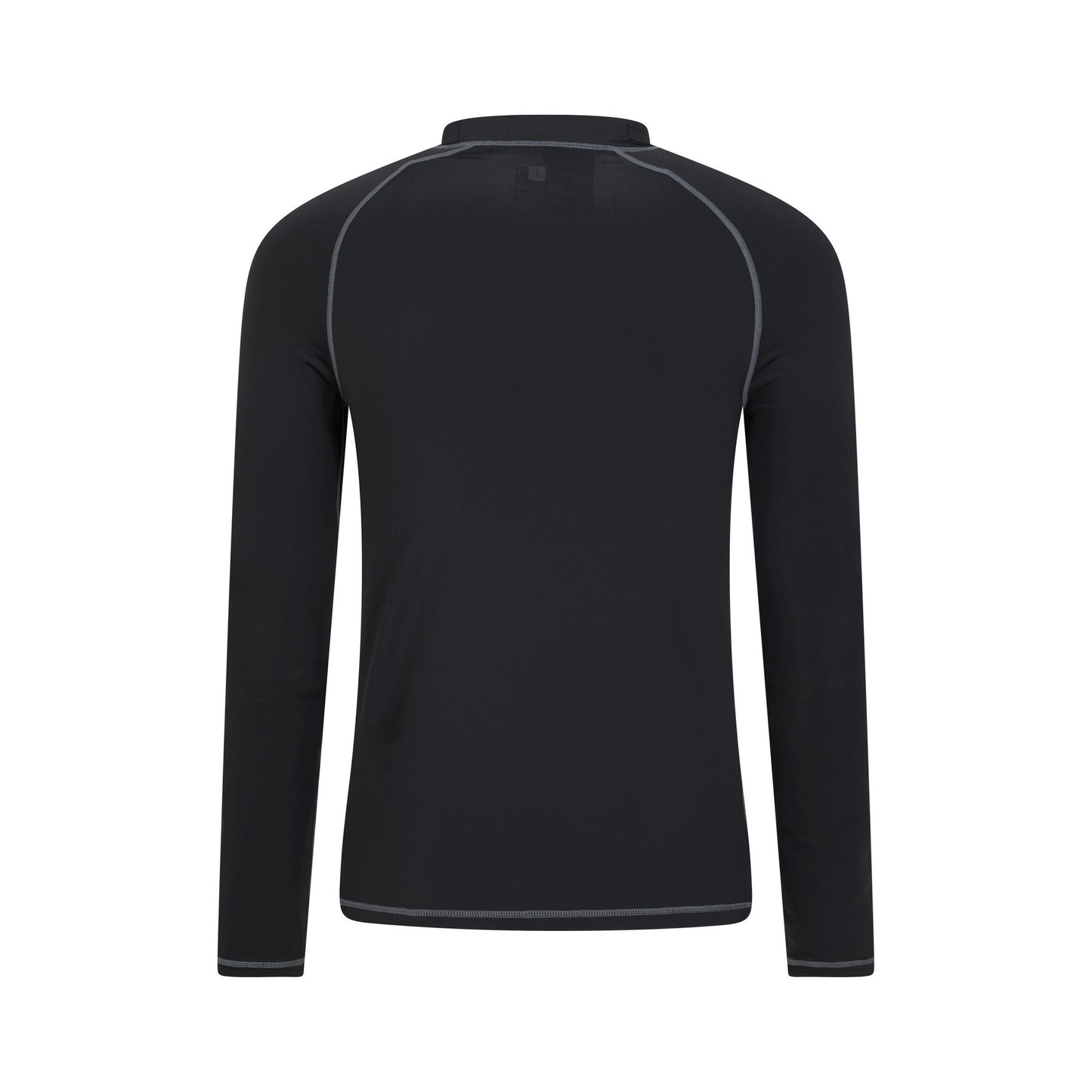 Black - Back - Mountain Warehouse Mens Long-Sleeved Rash Guard