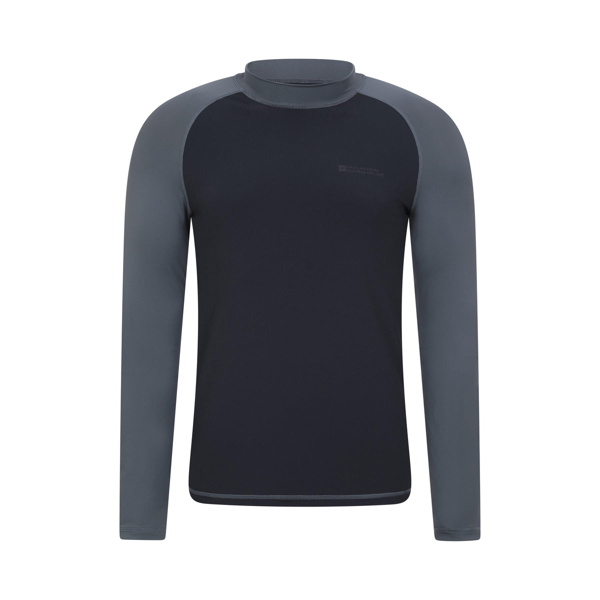 Yellow - Front - Mountain Warehouse Mens Long-Sleeved Rash Guard