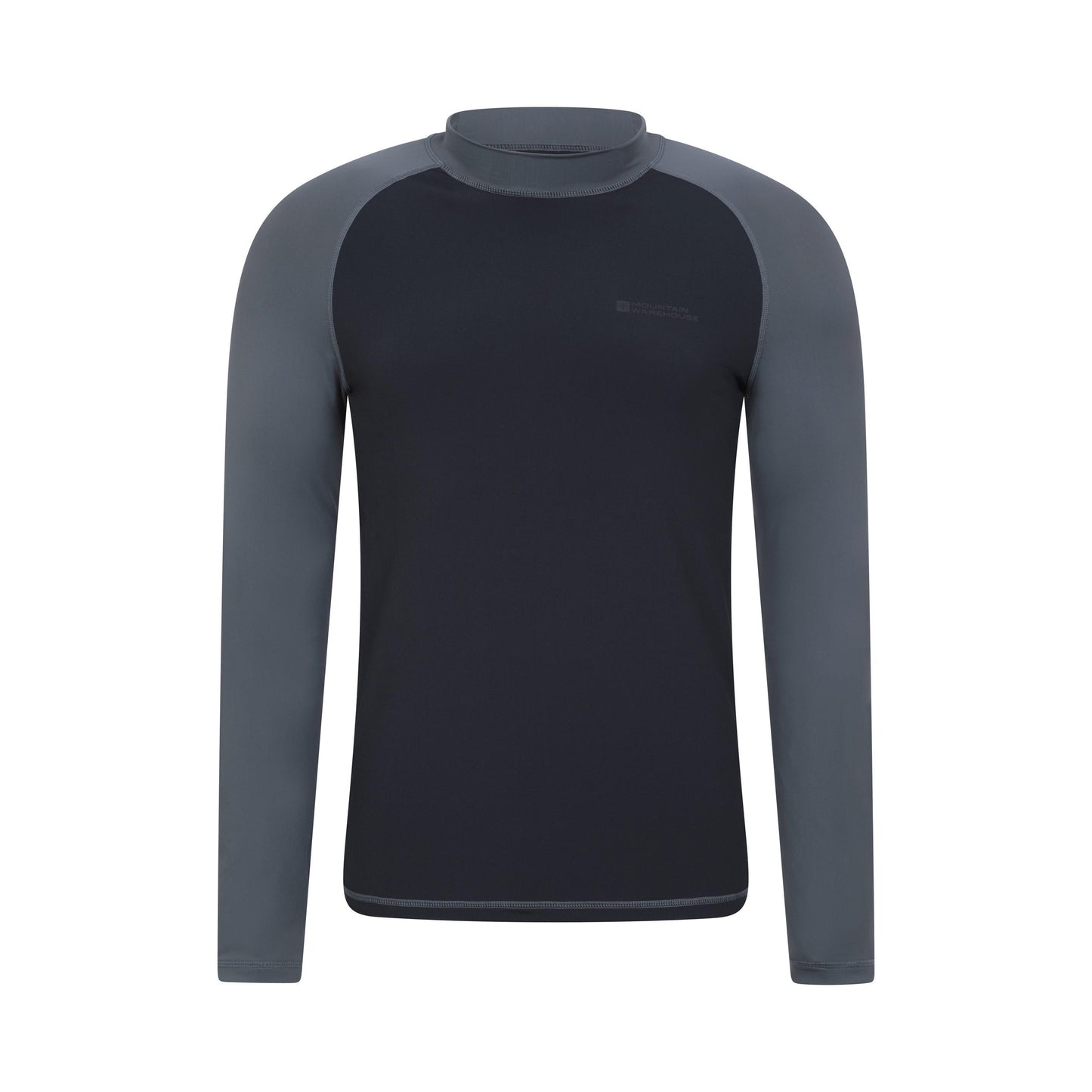 Monochrome - Front - Mountain Warehouse Mens Long-Sleeved Rash Guard