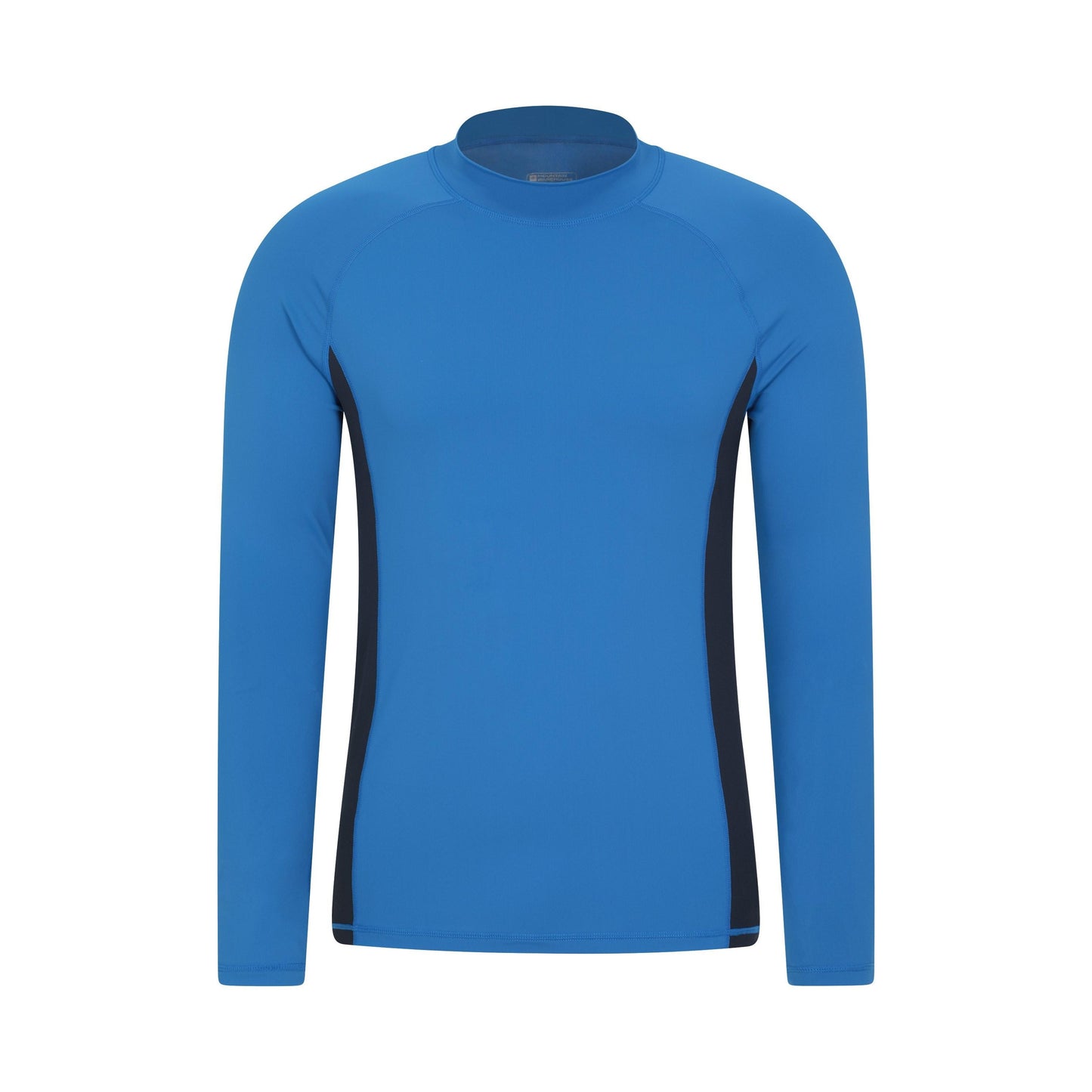 Bright Blue - Front - Mountain Warehouse Mens Long-Sleeved Rash Guard
