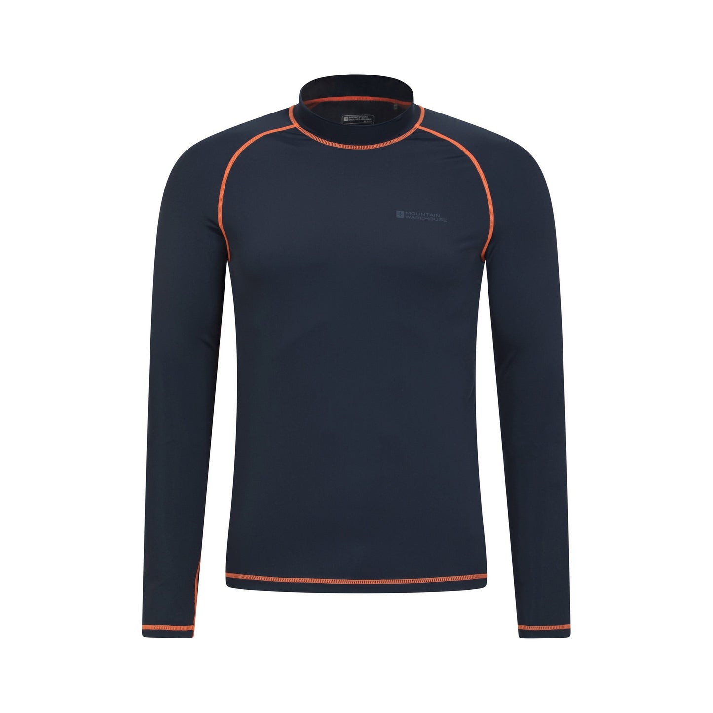 Indigo - Front - Mountain Warehouse Mens Long-Sleeved Rash Guard