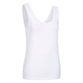 White - Side - Mountain Warehouse Womens-Ladies Organic Scoop Neck Vest Top