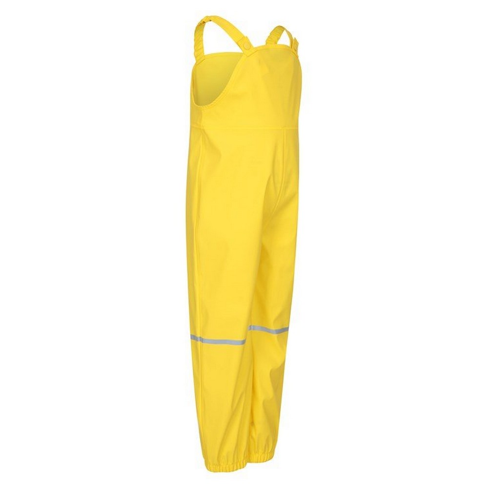 Pale Yellow - Lifestyle - Mountain Warehouse Childrens-Kids Raindrop Camo Waterproof Jacket And Trousers Set