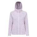 Light Pink - Front - Mountain Warehouse Womens-Ladies Nevis Full Zip Hoodie