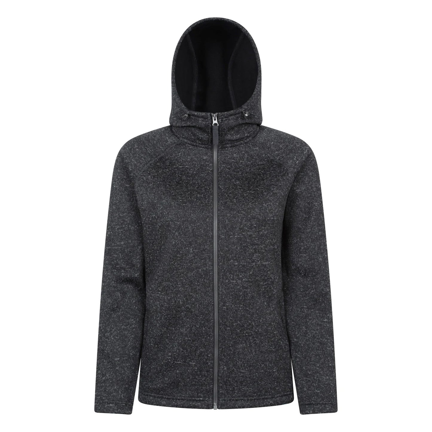 Dark Grey - Front - Mountain Warehouse Womens-Ladies Nevis Full Zip Hoodie