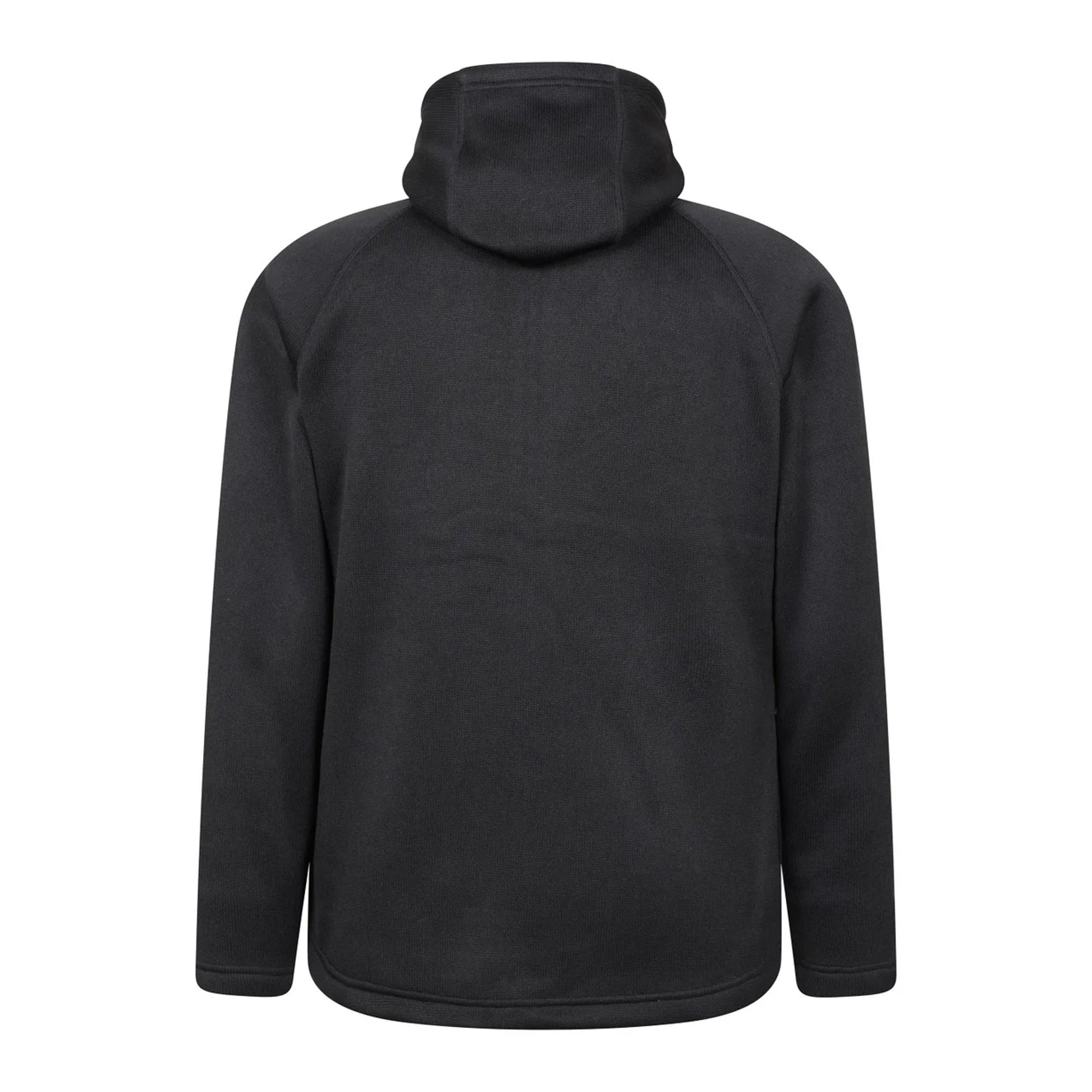 Jet Black - Back - Mountain Warehouse Womens-Ladies Nevis Full Zip Hoodie